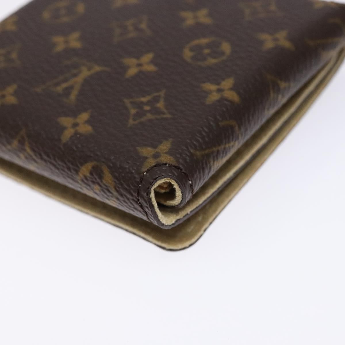 Louis Vuitton Case Jewelry Box Canvas Brown Canvas Wallets Accessory (Pre-Owned)