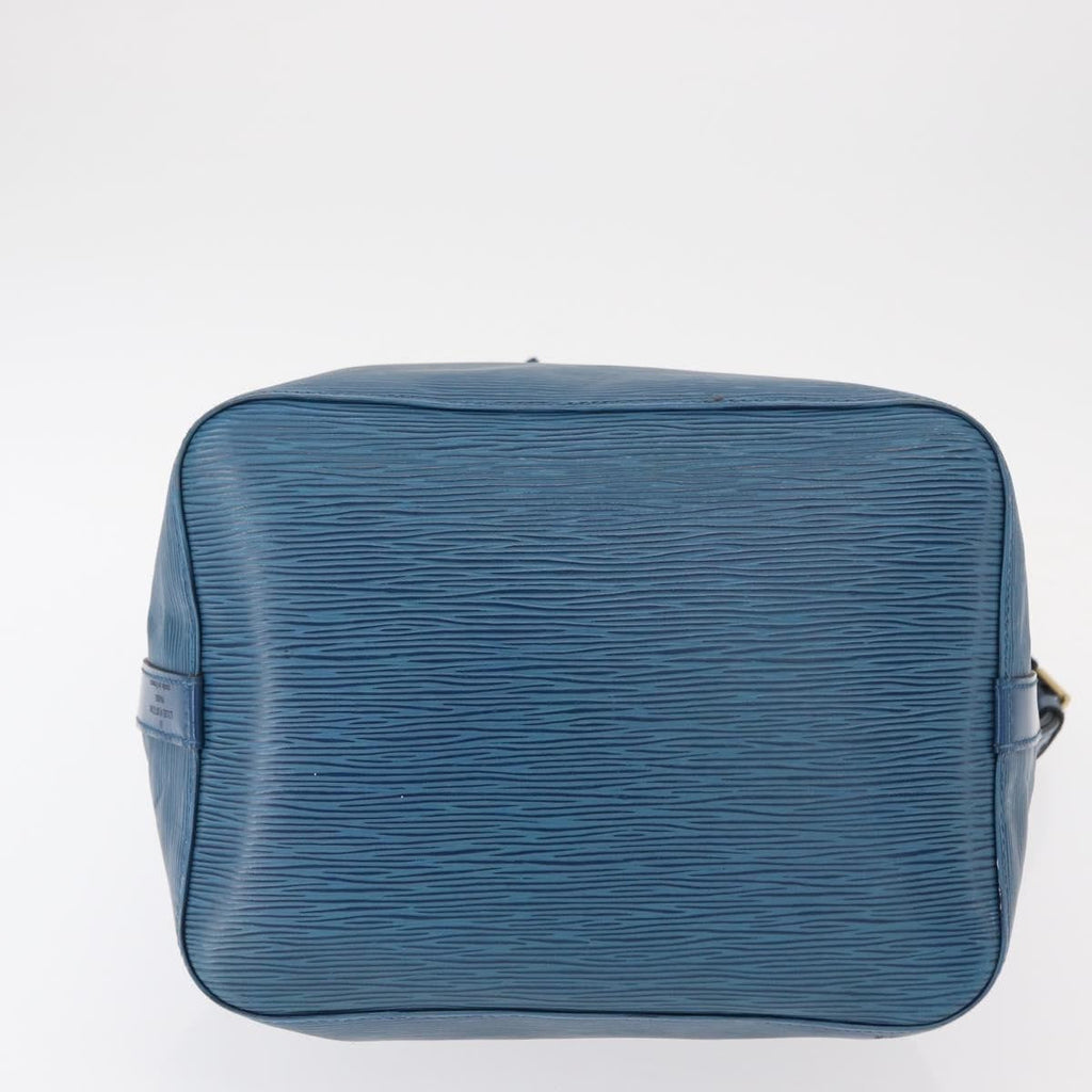 Louis Vuitton Petit Noe Handbag Epi Leather Blue Leather Shoulder Bag Bag (Pre-Owned)