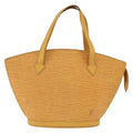 Louis Vuitton Saint Jacques Handbag Epi Leather Yellow Leather Handbag (Pre-Owned)