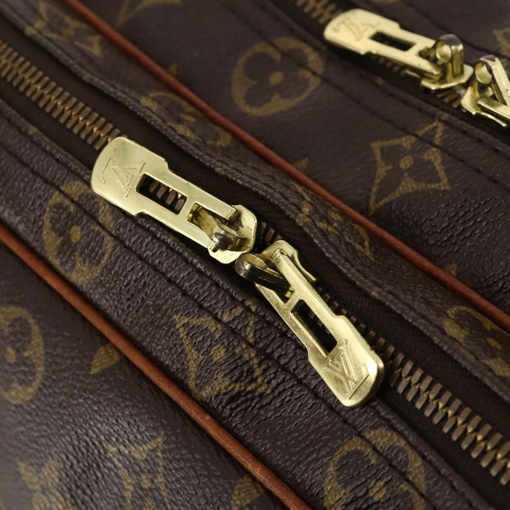 Louis Vuitton Reporter Bag Monogram Canvas Brown Canvas Shoulder Bag Bag (Pre-Owned)