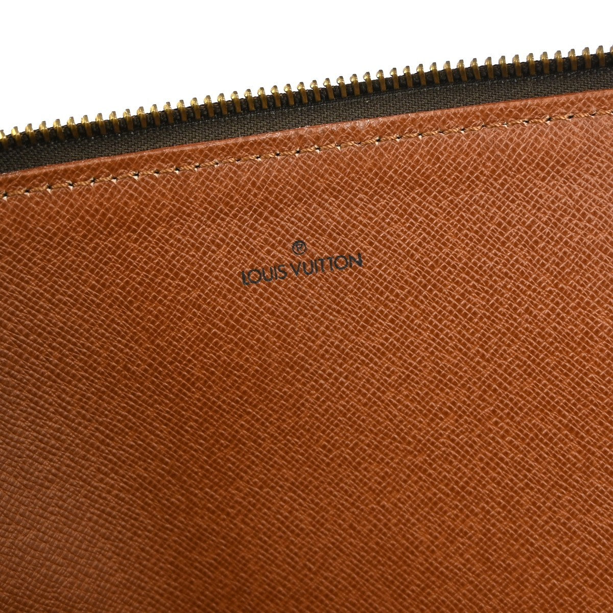 Louis Vuitton Poche Documents Monogram Canvas Brown Canvas Clutche & Pouche Bag (Pre-Owned)