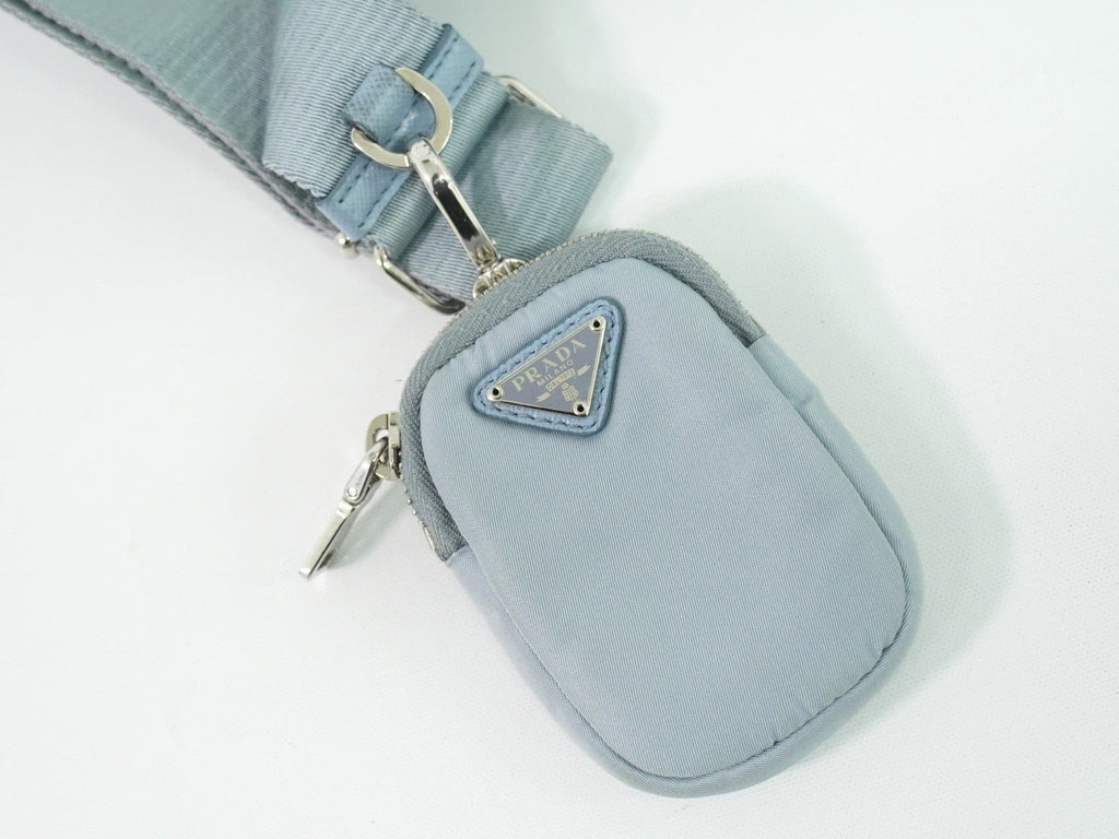 Prada Re-Edition 2005 Shoulder Bag Tessuto Blue Nylon Shoulder Bag Bag (Pre-Owned)