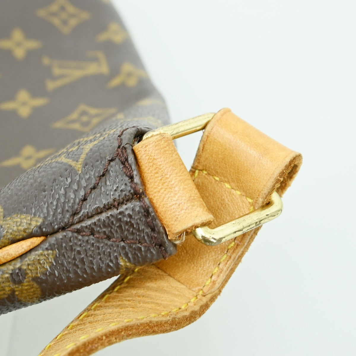 Louis Vuitton Musette Salsa Handbag Monogram Canvas Brown Canvas Shoulder Bag Bag (Pre-Owned)