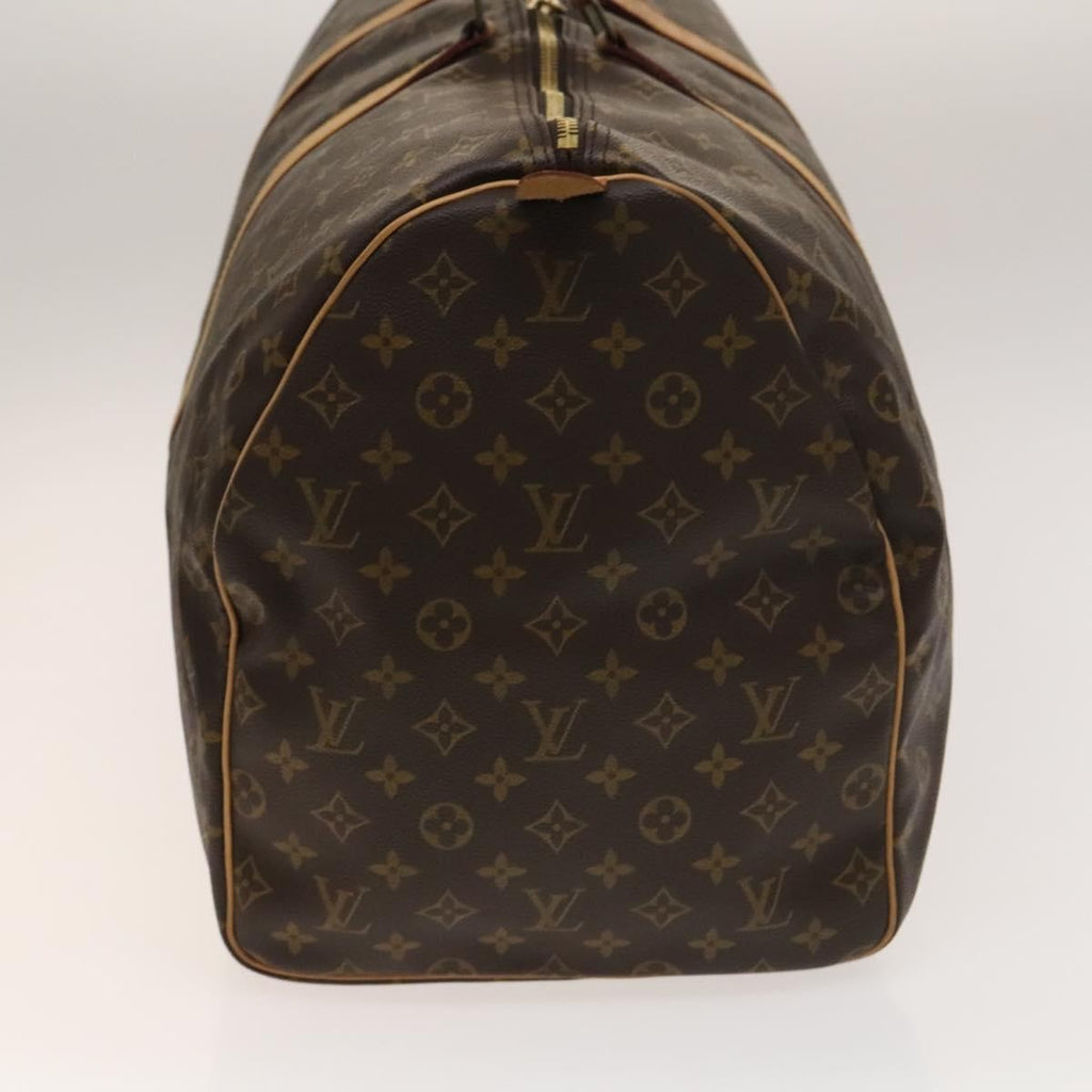 Louis Vuitton Keepall Bag Monogram Canvas Brown Canvas Bag (Pre-Owned)