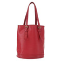 Louis Vuitton Bucket Bag Epi Leather Red Leather Shoulder Bag Bag (Pre-Owned)