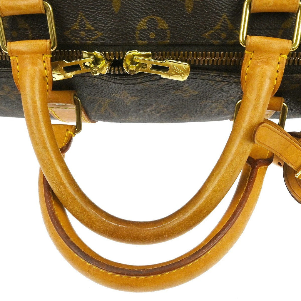 Louis Vuitton Keepall Bag Monogram Canvas Brown Canvas Travel Bag Bag (Pre-Owned)