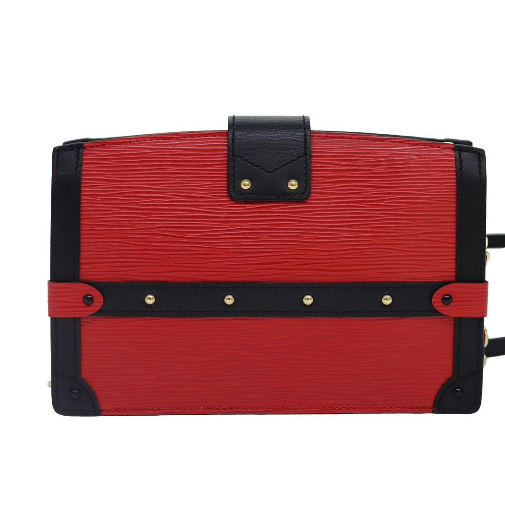 Louis Vuitton Trunk Clutch Epi Leather Red Leather Shoulder Bag Bag (Pre-Owned)