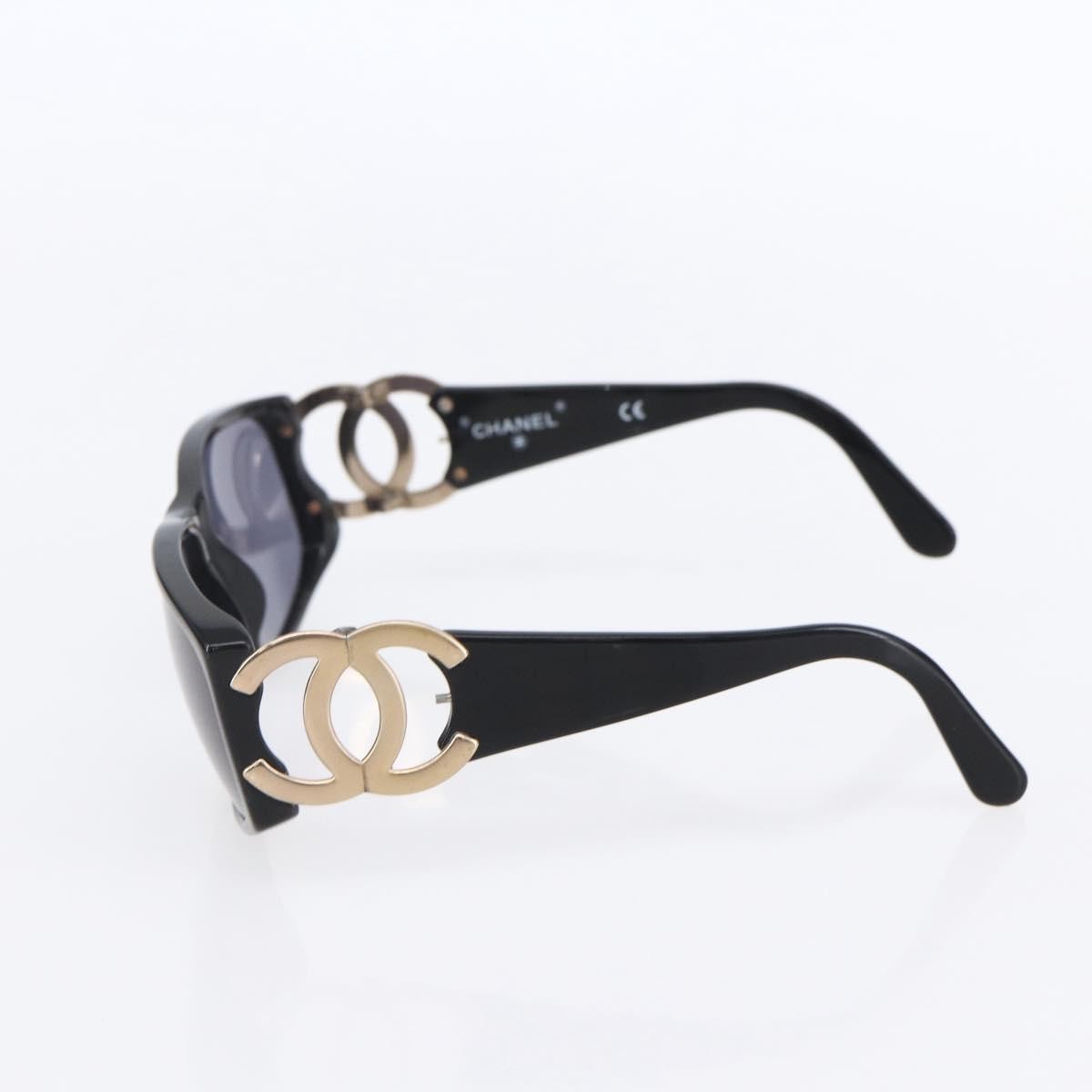 Chanel Chanel Logo Sunglasses Eye Wear Plastic Black Plastic Sunglasse Accessory (Pre-Owned)