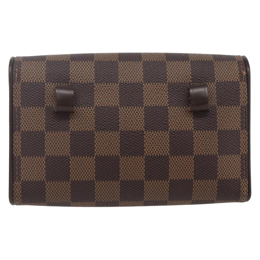 Louis Vuitton Florentine Waist Bag Damier Canvas Brown Canvas Clutche & Pouche Bag (Pre-Owned)