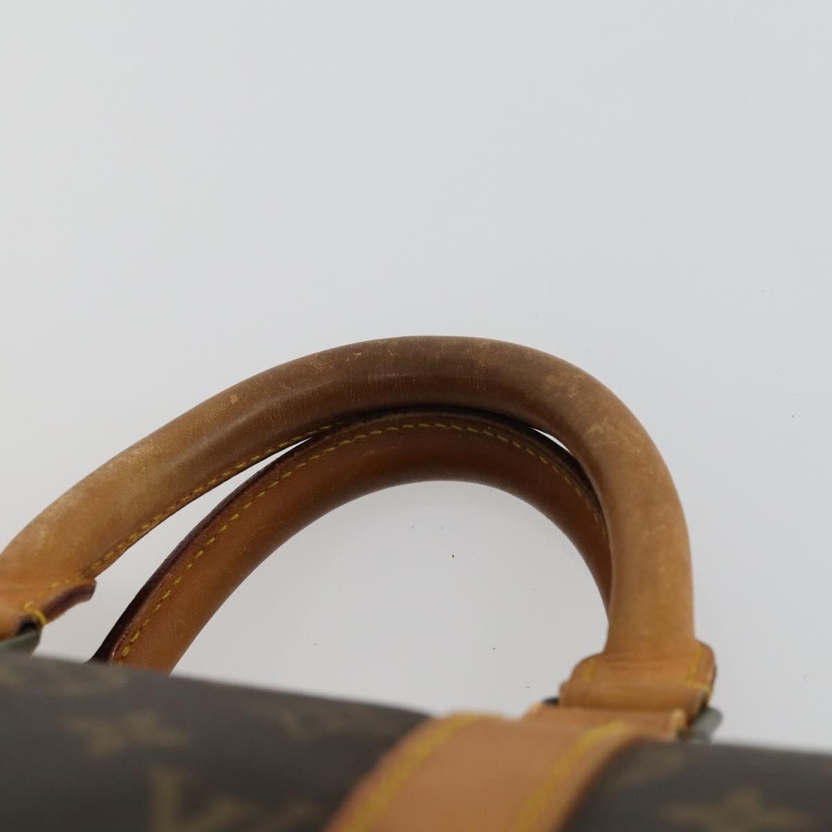 Louis Vuitton Keepall Bag Monogram Canvas Brown Canvas Travel Bag Bag (Pre-Owned)