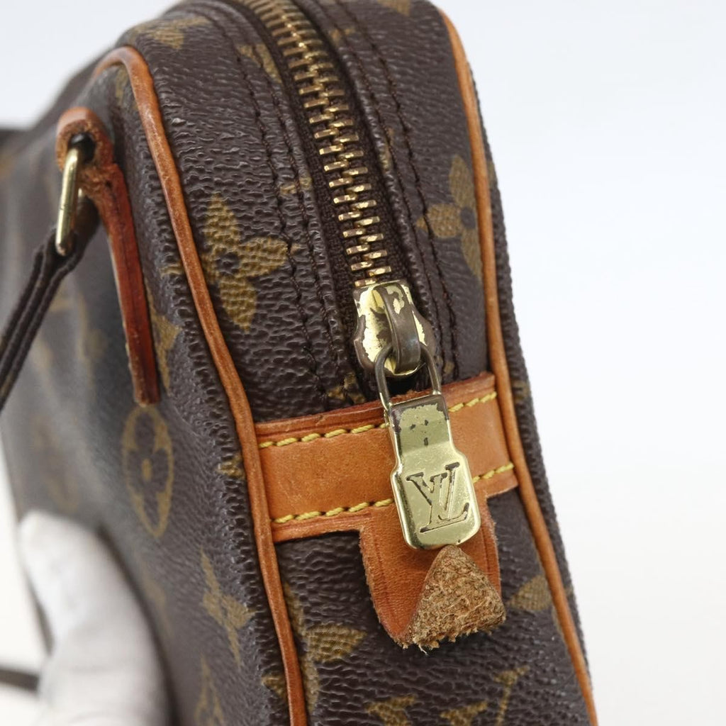 Louis Vuitton Pochette Marly Bandouliere Bag Monogram Canvas Brown Canvas Clutche & Pouche Bag (Pre-Owned)