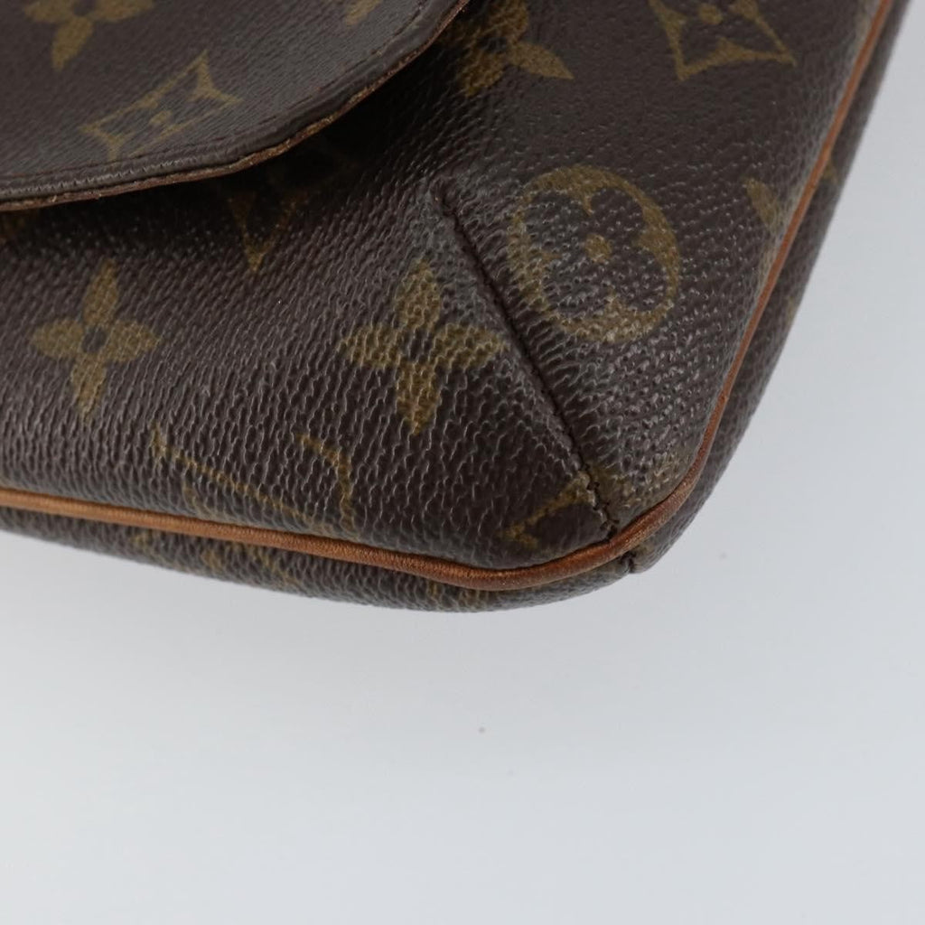 Louis Vuitton Musette Salsa Handbag Monogram Canvas Brown Canvas Shoulder Bag Bag (Pre-Owned)