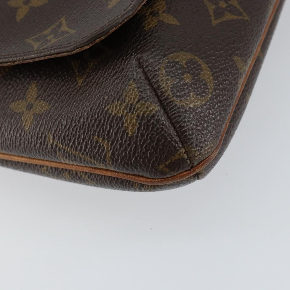 Louis Vuitton Musette Salsa Handbag Monogram Canvas Brown Canvas Shoulder Bag Bag (Pre-Owned)