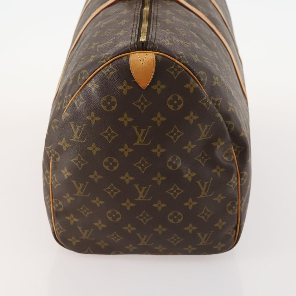 Louis Vuitton Keepall Bag Monogram Canvas Brown Canvas Travel Bag Bag (Pre-Owned)
