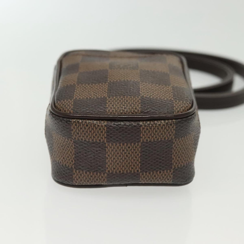 Louis Vuitton Etui Okapi Camera Case Damier Brown Canvas Clutche & Pouche Bag (Pre-Owned)