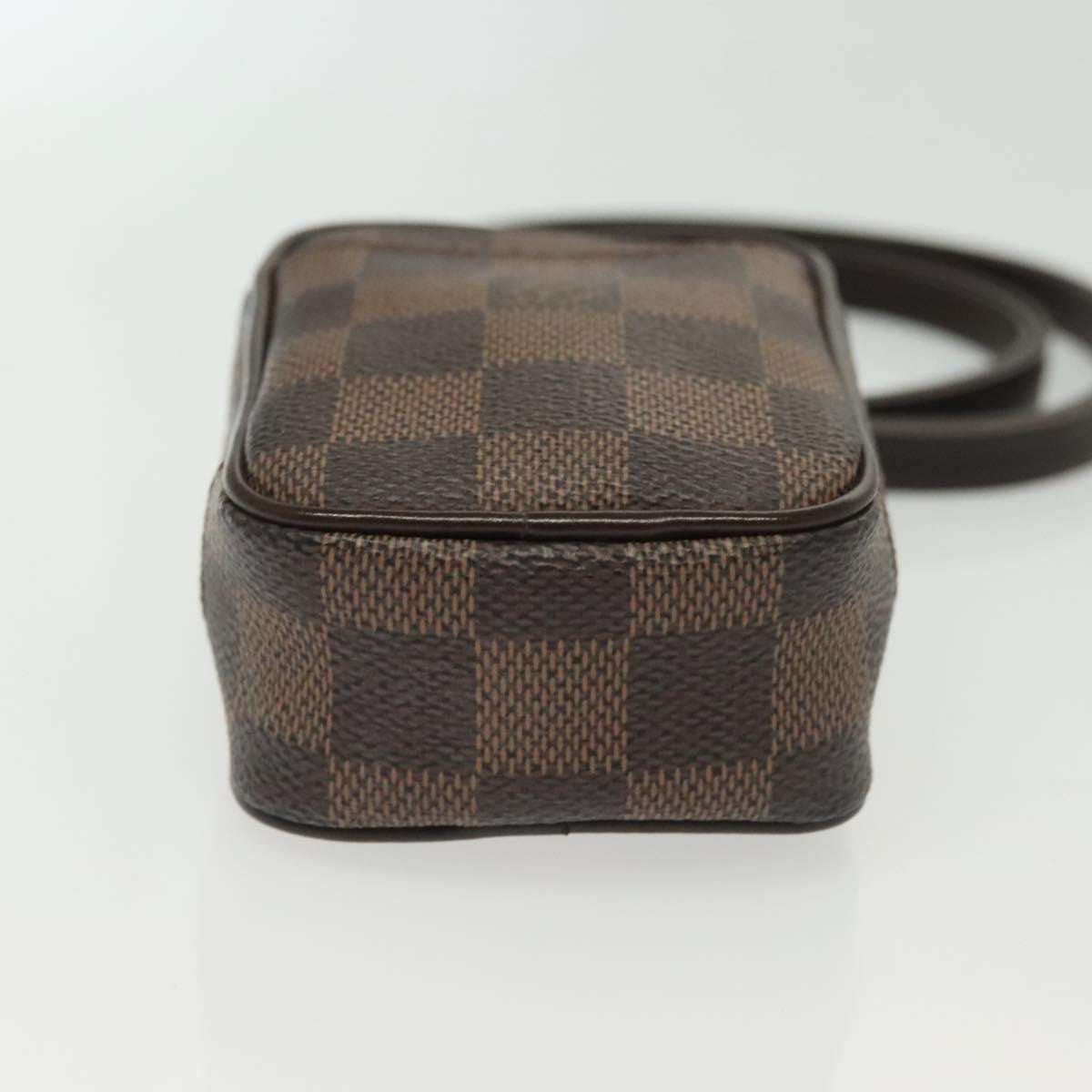 Louis Vuitton Etui Okapi Camera Case Damier Brown Canvas Clutche & Pouche Bag (Pre-Owned)