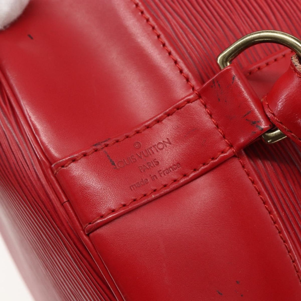 Louis Vuitton Randonnee Backpack Epi Leather Red Leather Shoulder Bag Bag (Pre-Owned)