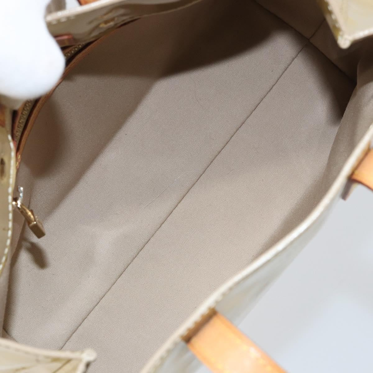 Louis Vuitton Reade Handbag Monogram Vernis Beige Patent_Leather Handbag (Pre-Owned)