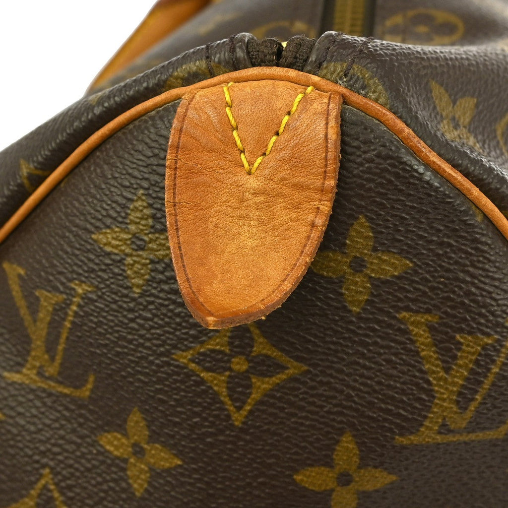 Louis Vuitton Keepall Bag Monogram Canvas Brown Canvas Travel Bag Bag (Pre-Owned)
