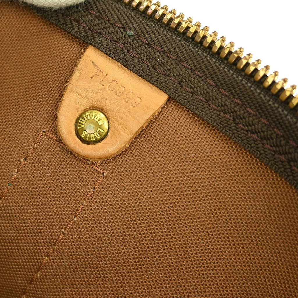 Louis Vuitton Keepall Bag Monogram Canvas Brown Canvas Travel Bag Bag (Pre-Owned)