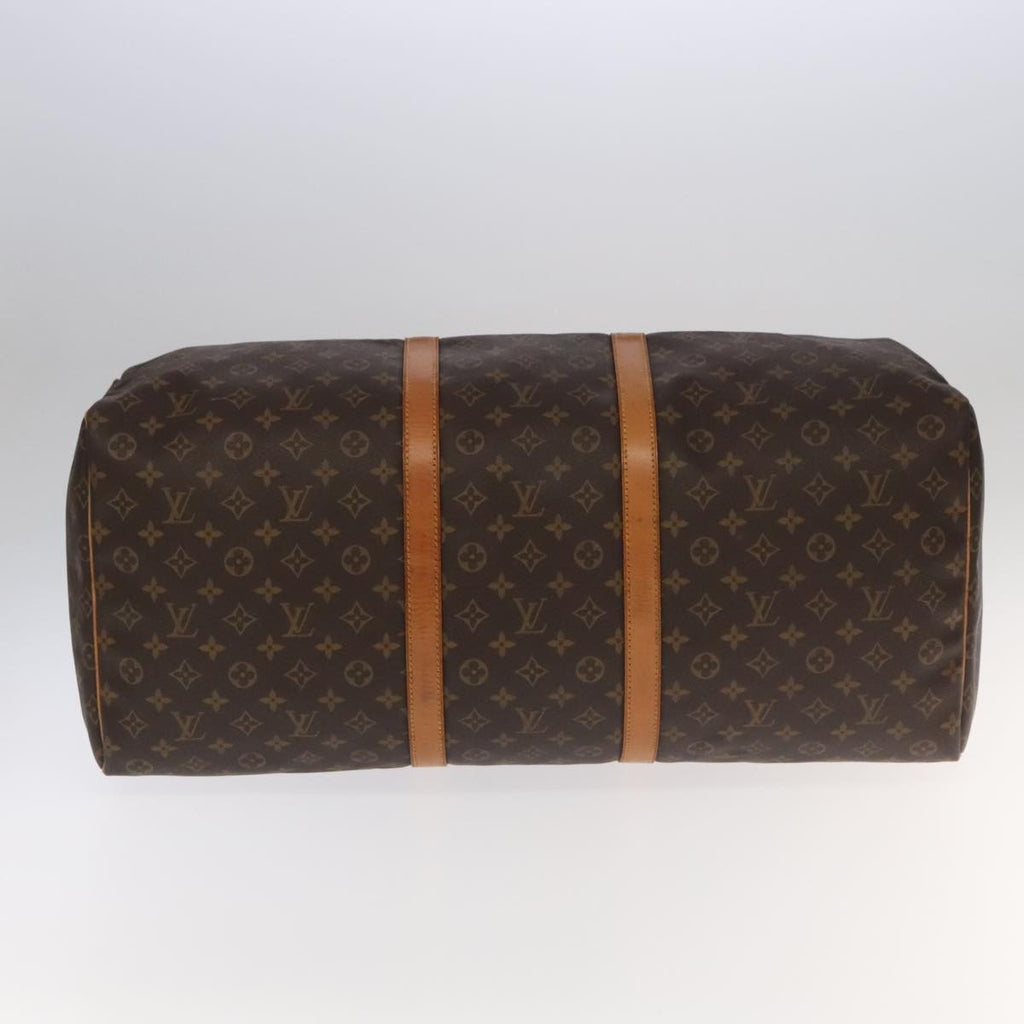 Louis Vuitton Keepall Bag Monogram Canvas Brown Canvas Travel Bag Bag (Pre-Owned)