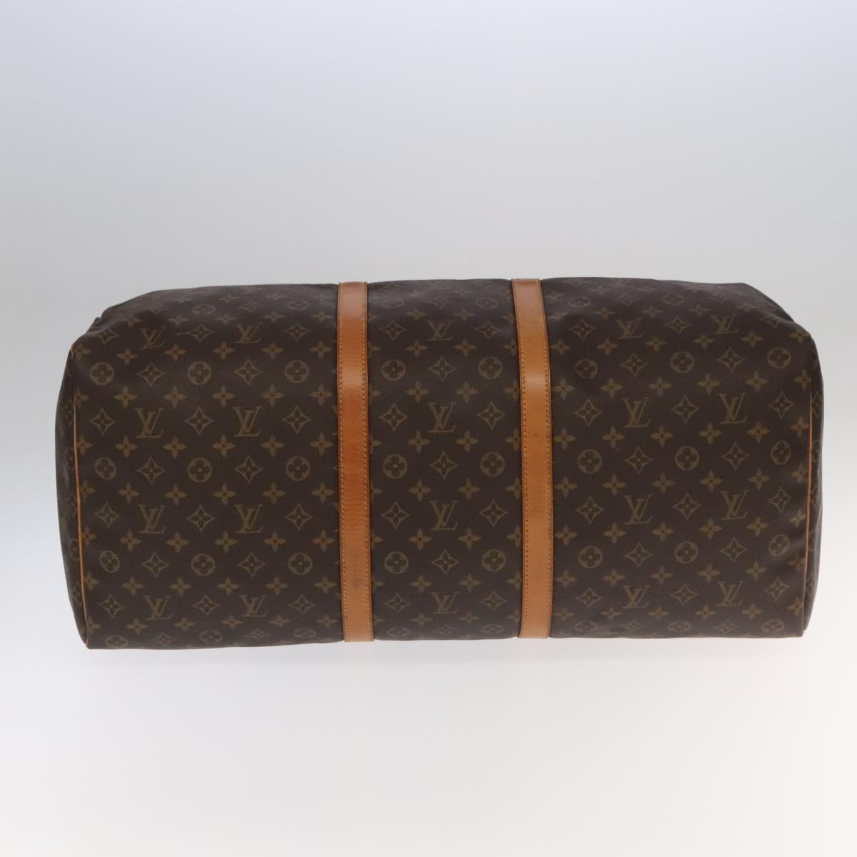 Louis Vuitton Keepall Bag Monogram Canvas Brown Canvas Travel Bag Bag (Pre-Owned)