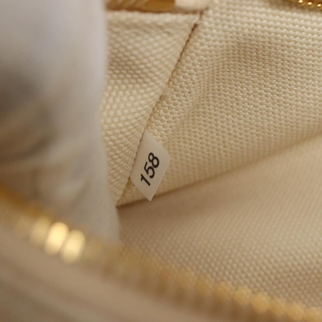 Prada Canapa Tote Canvas White Canvas Tote Bag Bag (Pre-Owned)