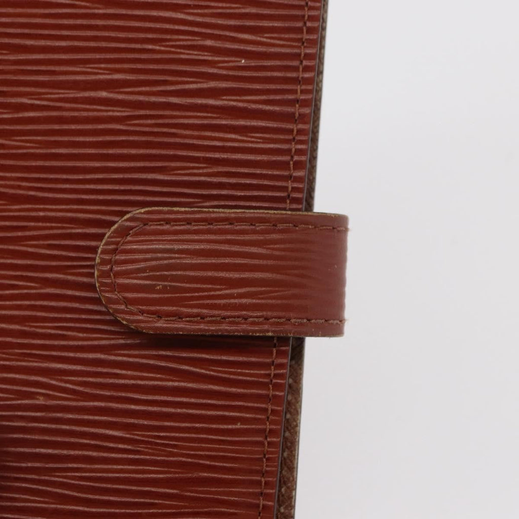 Louis Vuitton Agenda Cover Epi Leather Brown Leather Wallets Accessory (Pre-Owned)