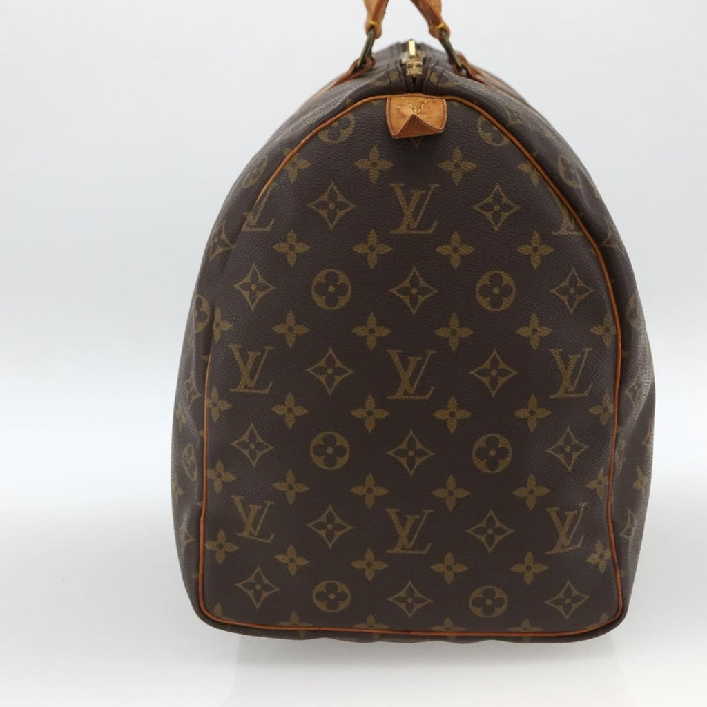 Louis Vuitton Keepall Bag Monogram Canvas Brown Canvas Travel Bag Bag (Pre-Owned)