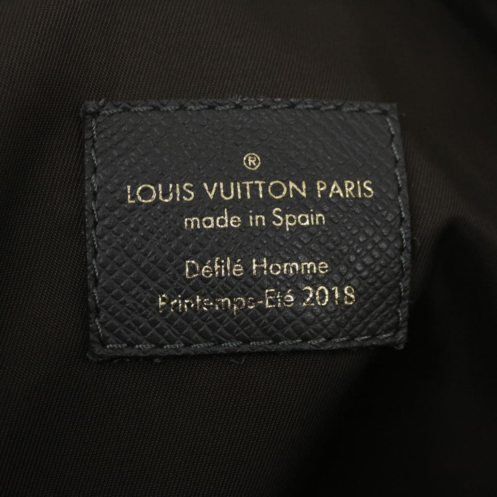 Louis Vuitton Cabas Light Drawstring Bag Monogram Split Canvas Brown Canvas Tote Bag Bag (Pre-Owned)