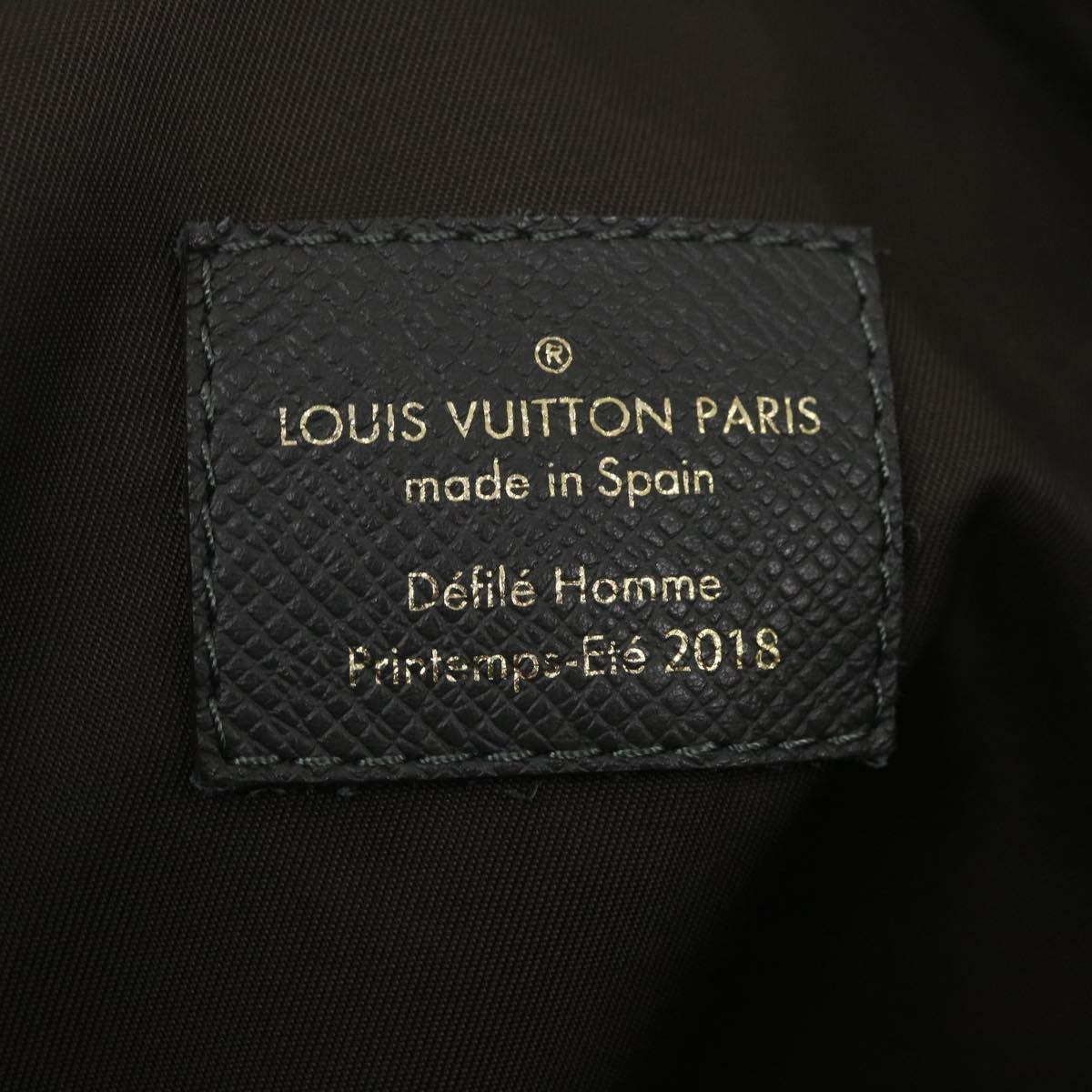 Louis Vuitton Cabas Light Drawstring Bag Monogram Split Canvas Brown Canvas Tote Bag Bag (Pre-Owned)