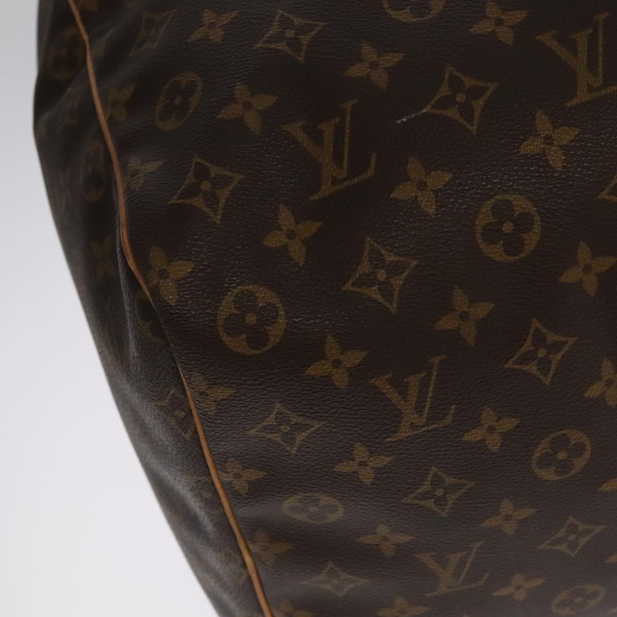 Louis Vuitton Keepall Bag Monogram Canvas Brown Canvas Travel Bag Bag (Pre-Owned)