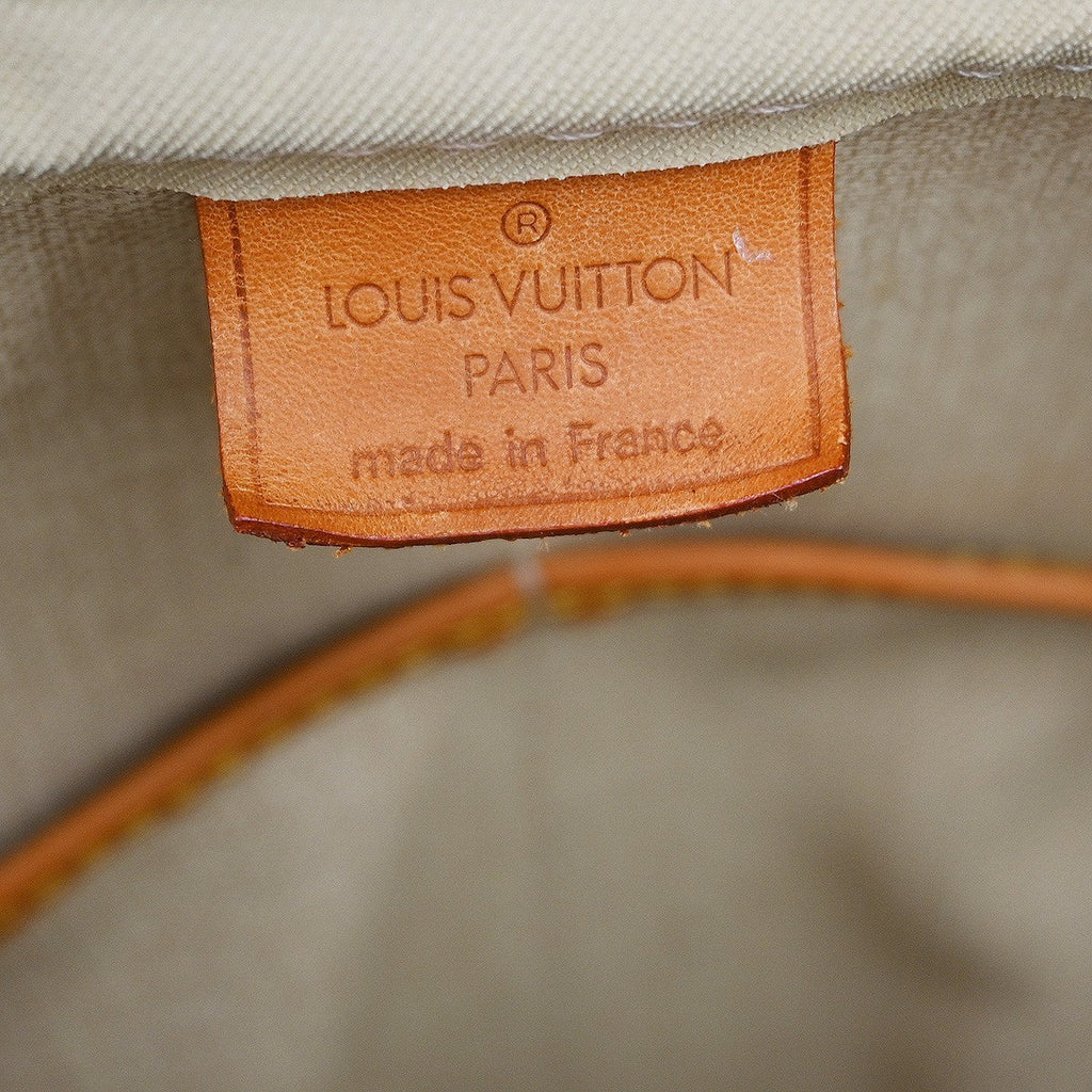 Louis Vuitton Deauville Handbag Monogram Canvas Brown Canvas Handbag (Pre-Owned)