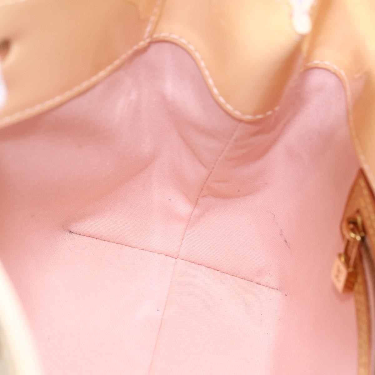 Louis Vuitton Reade Handbag Monogram Vernis Beige Patent_Leather Handbag (Pre-Owned)