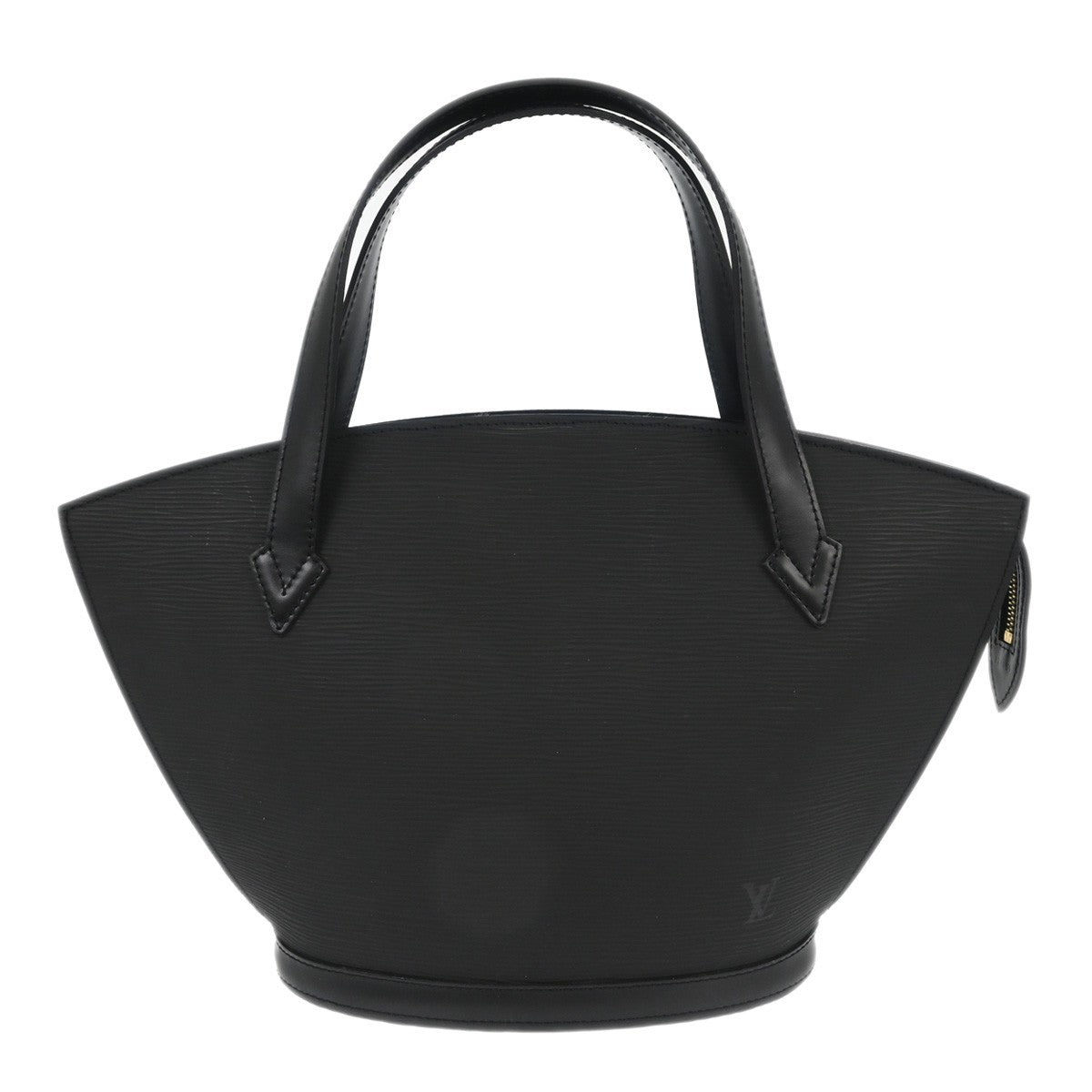 Louis Vuitton Saint Jacques Handbag Epi Leather Black Leather Handbag (Pre-Owned)