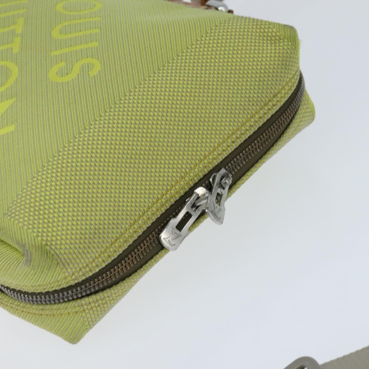 Louis Vuitton Cup Weathery Bag Damier Geant Canvas Yellow Canvas Shoulder Bag Bag (Pre-Owned)