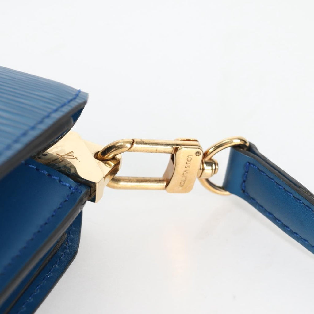 Louis Vuitton Grenelle Shoulder Bag Epi Leather Blue Leather Shoulder Bag Bag (Pre-Owned)