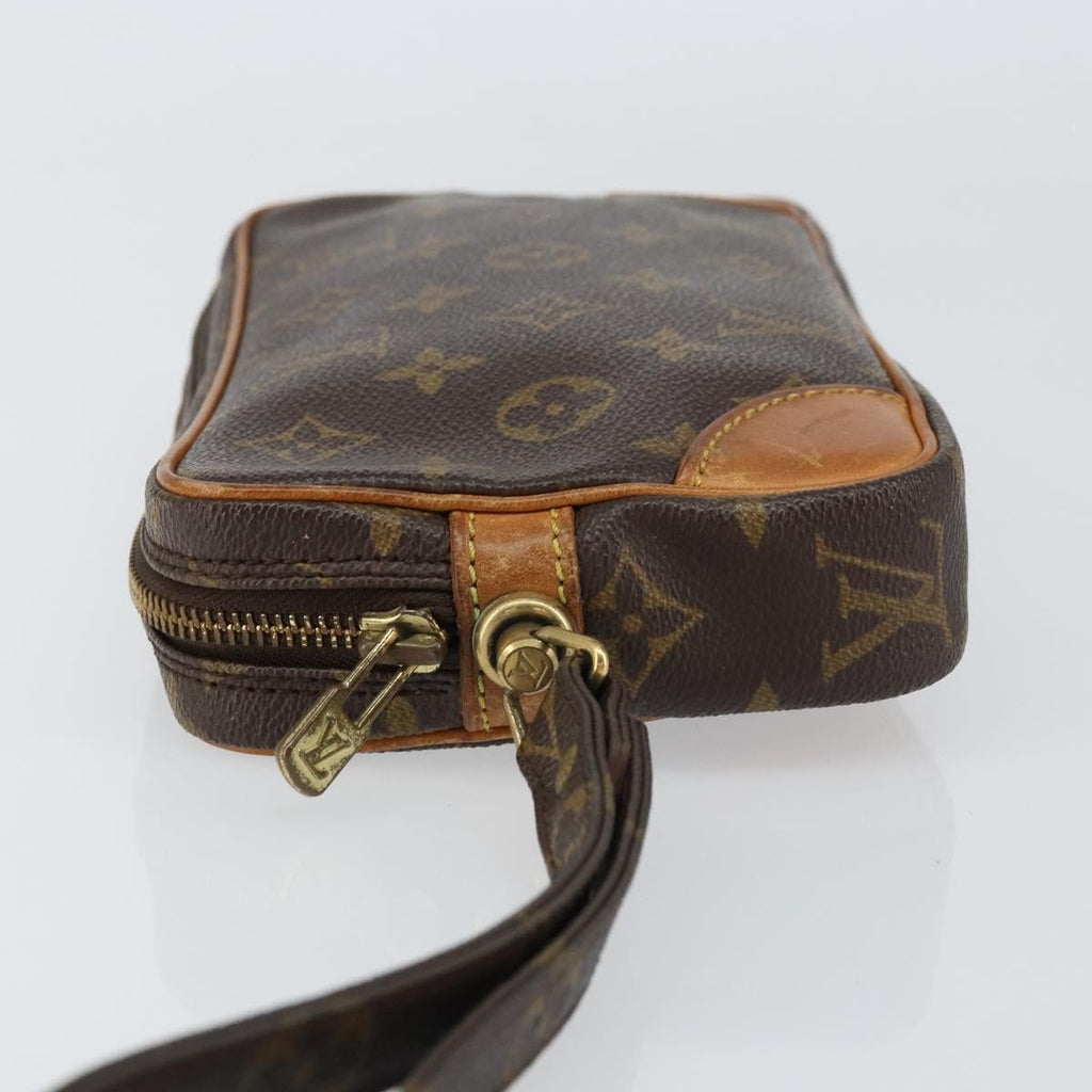 Louis Vuitton Marly Dragonne Clutch Monogram Canvas Brown Canvas Clutche & Pouche Bag (Pre-Owned)