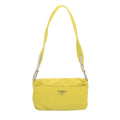 Prada Vintage Shoulder Bag Tessuto Yellow Nylon Shoulder Bag Bag (Pre-Owned)