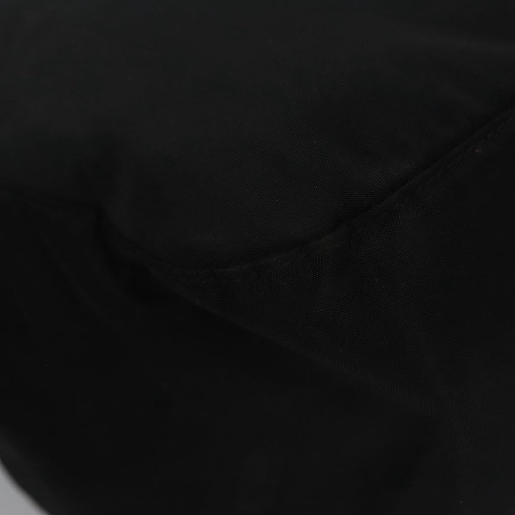 Prada Flap Drawstring Backpack Tessuto Black Nylon Backpack Bag (Pre-Owned)
