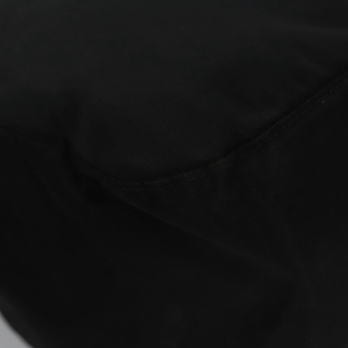 Prada Flap Drawstring Backpack Tessuto Black Nylon Backpack Bag (Pre-Owned)
