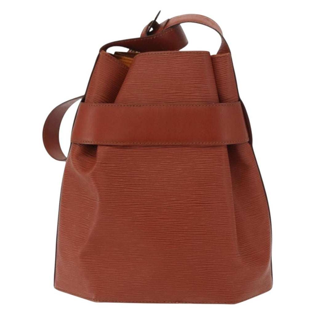 Louis Vuitton Vintage Sac D'epaule Handbag Epi Leather Brown Leather Shoulder Bag Bag (Pre-Owned)