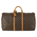 Louis Vuitton Keepall Bag Monogram Canvas Brown Canvas Travel Bag Bag (Pre-Owned)