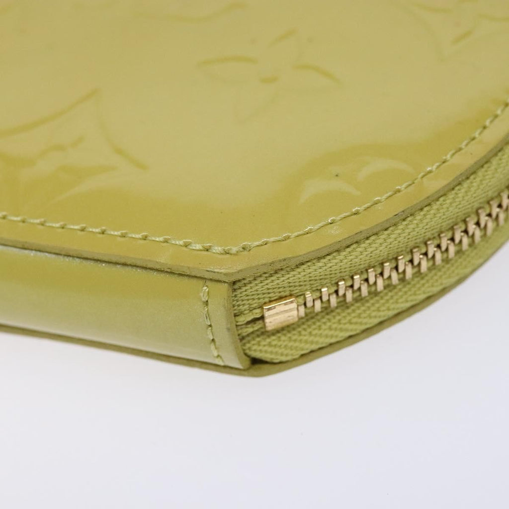 Louis Vuitton Boite Chapeau Coin Purse Monogram Vernis Beige Patent_Leather Wallets Accessory (Pre-Owned)