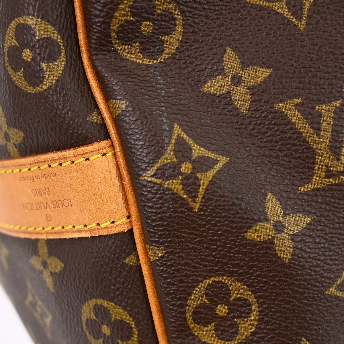 Louis Vuitton Keepall Bandouliere Bag Monogram Canvas Brown Canvas Handbag (Pre-Owned)