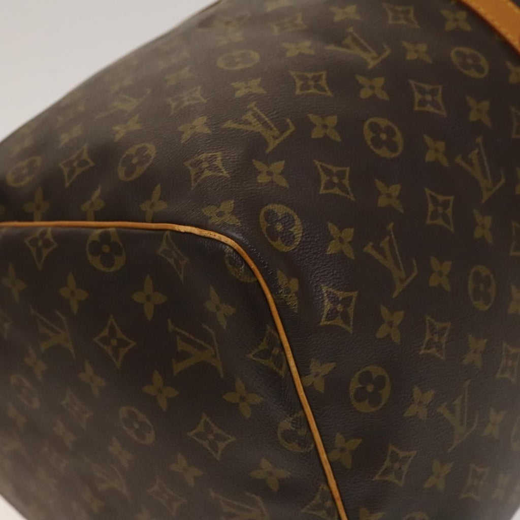 Louis Vuitton Keepall Bag Monogram Canvas Brown Canvas Travel Bag Bag (Pre-Owned)