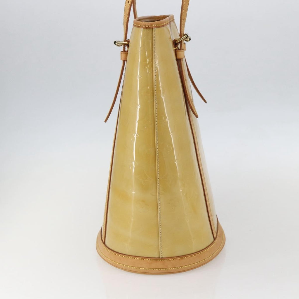 Louis Vuitton Bucket Bag Monogram Vernis Beige Patent_Leather Shoulder Bag Bag (Pre-Owned)