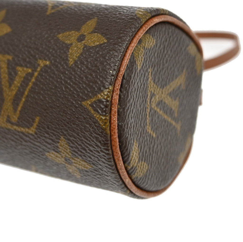 Louis Vuitton Papillon Pochette Monogram Canvas Brown Canvas Clutche & Pouche Bag (Pre-Owned)