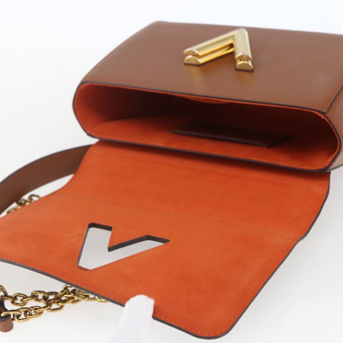Louis Vuitton Twist Handbag Limited Edition Grace Coddington Catogram Canvas Brown Canvas Shoulder Bag Bag (Pre-Owned)