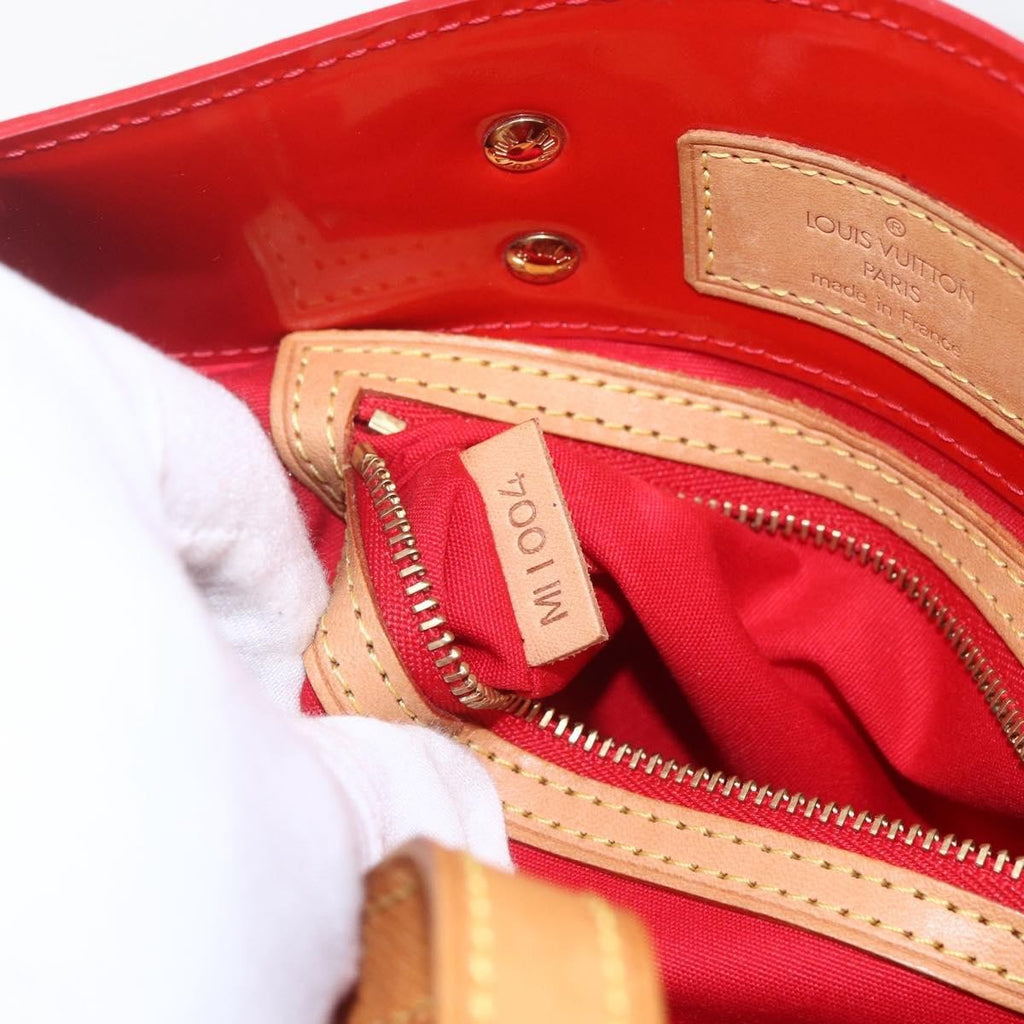 Louis Vuitton Reade Handbag Monogram Vernis Red Patent_Leather Handbag (Pre-Owned)